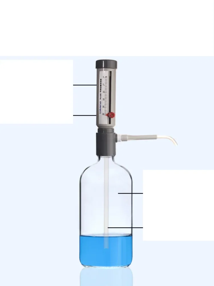

Manufacturer wholesale Adjustable Quantitative Liquid Dispenser with Transparent Brown Glass Liquid Filling Bottle