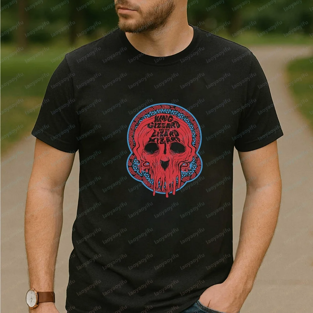 New Tops and T-shirts: King Gizzard and The Zirard Wizard Summer Short-Sleeved Men's and Women's Shirts - Comfortable T-Shirts
