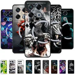 For Infinix GT 20 Pro Case Soft Silicone Cool Wolf Shockproof Cover for Infinix GT 20 Pro X6871 TPU Coque GT20 Pro Lion Fundas