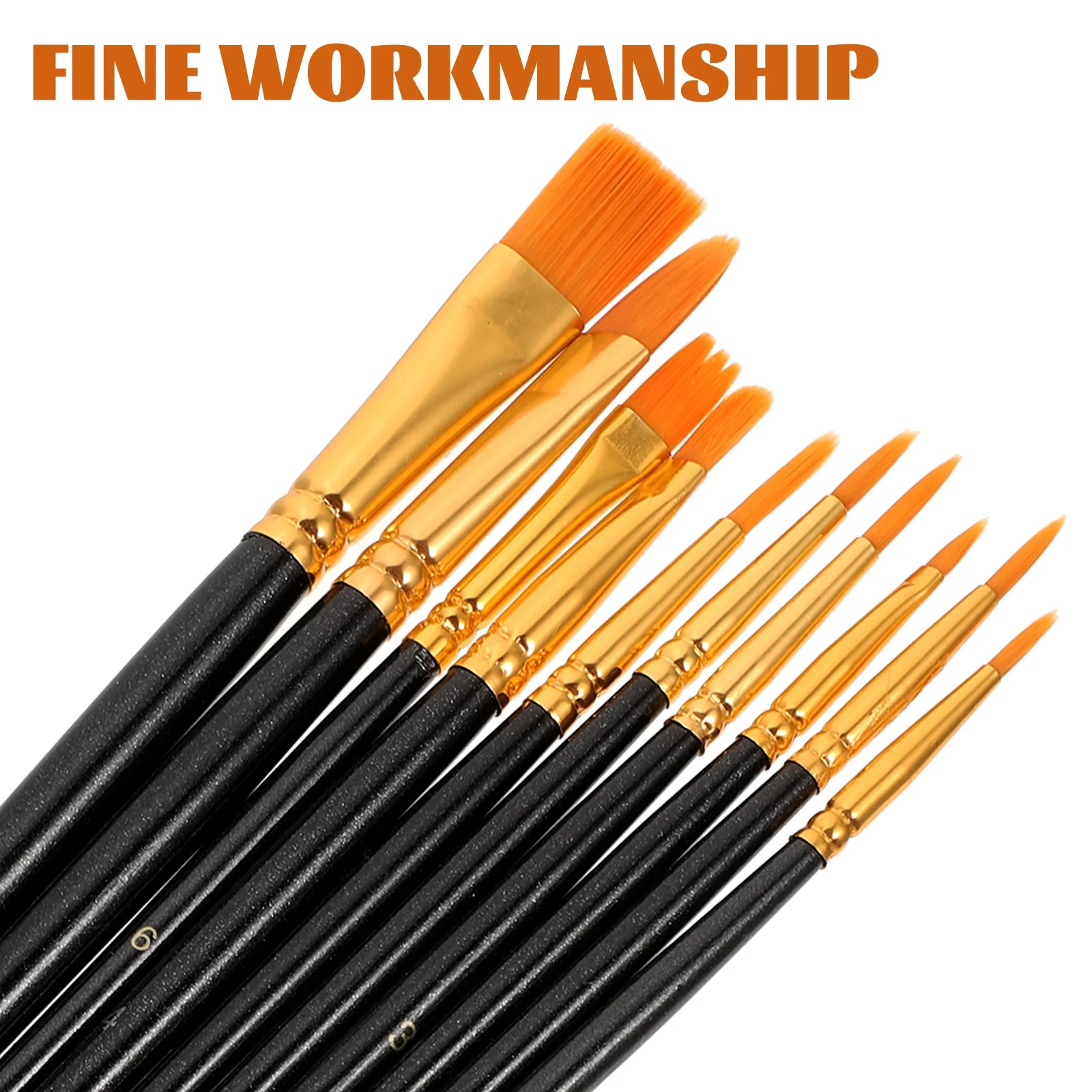 

's Painting Brush Set Watercolor Portable Artist Brushes Student