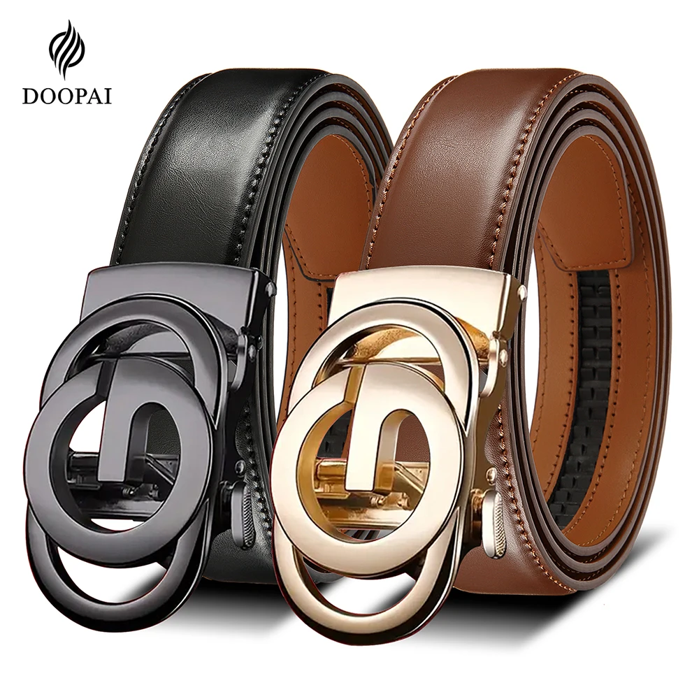 

Men's Luxury Automatic Ratchet Belt - Adjustable Leather Belt for Business & Casual, Perfect Father's Day Gift