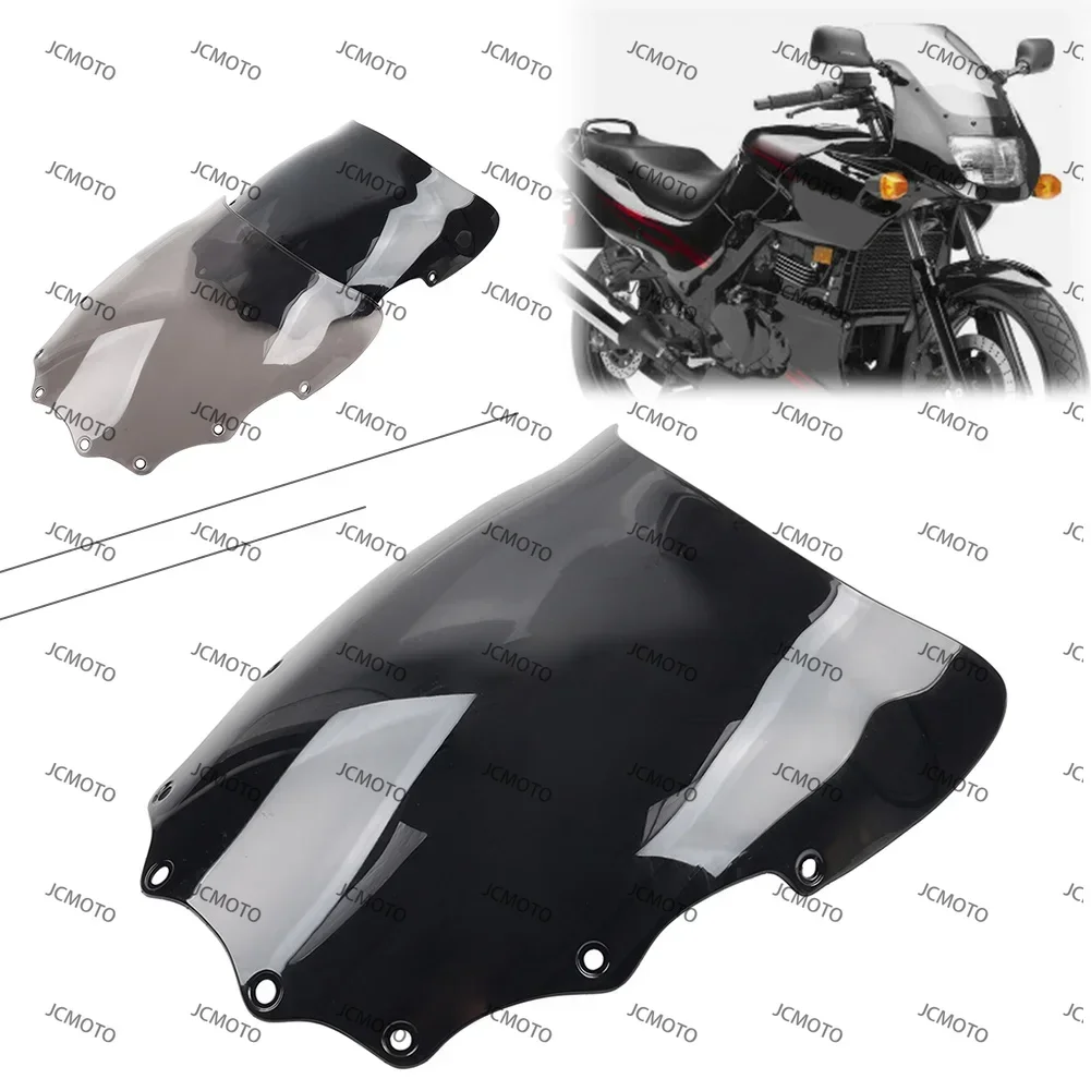 Plastic Black/Tan Windscreen Windshield Wind Screen Deflector For Kawasaki EX500R Ninja 500R 1993-2009