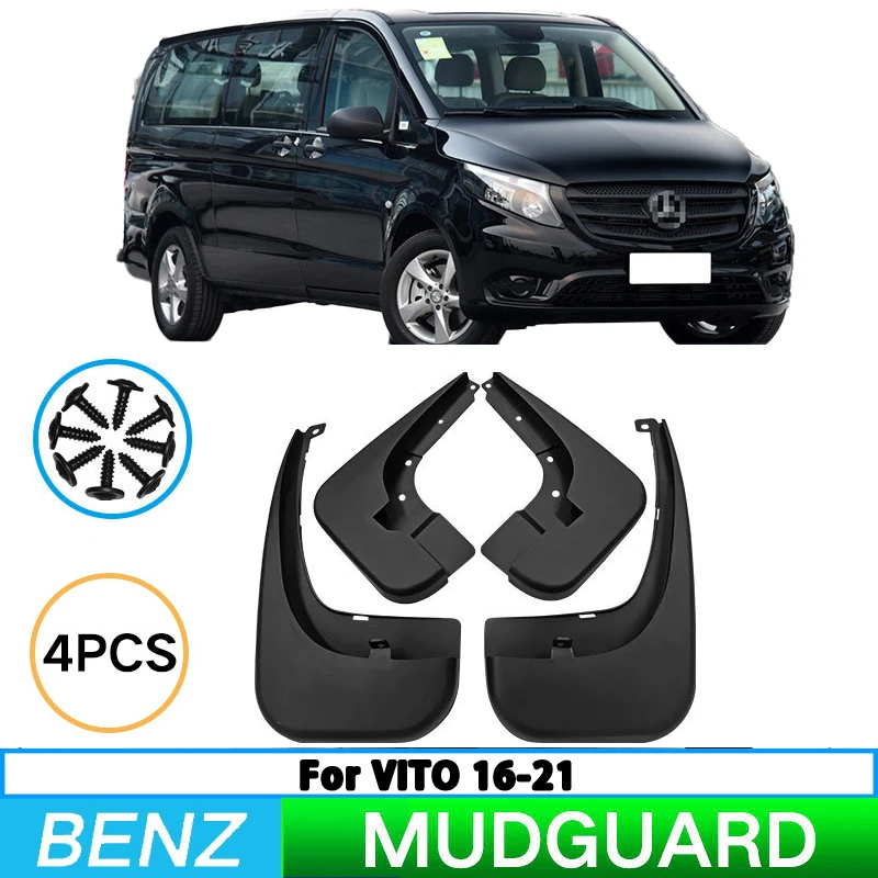 For Mercedes-Benz Vito Vito 2016-2021 car tire fender splash guard front and rear wheel fender auto parts