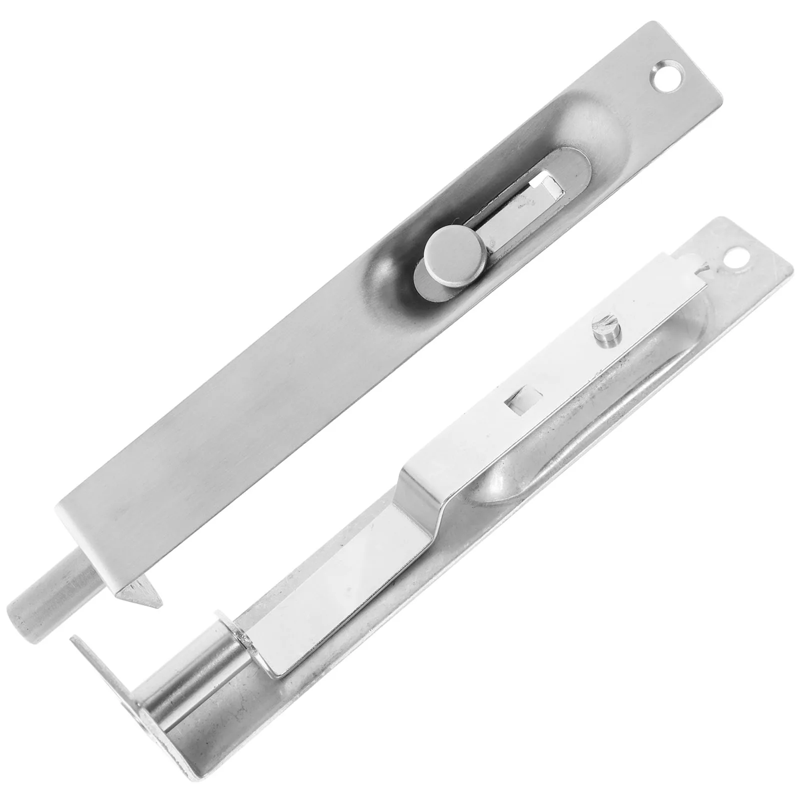 

Stainless Steel Flush Hidden Latch Security Lock For Double French Wood Doors Slide Bolt 6 Inch 15Cm Heavy Duty Durable Gate