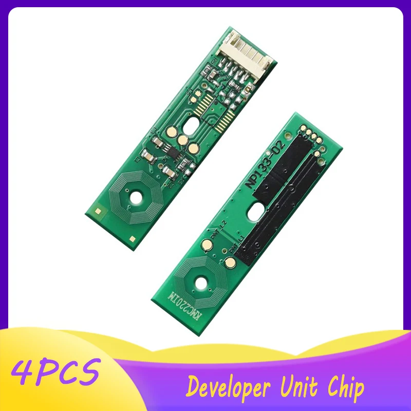 

4 шт. DV311 DV512 чип разработчика для Konica Minolta Bizhub C224 C284 C364 C454 C554 C220 C280 C360 224 284 364 454 554