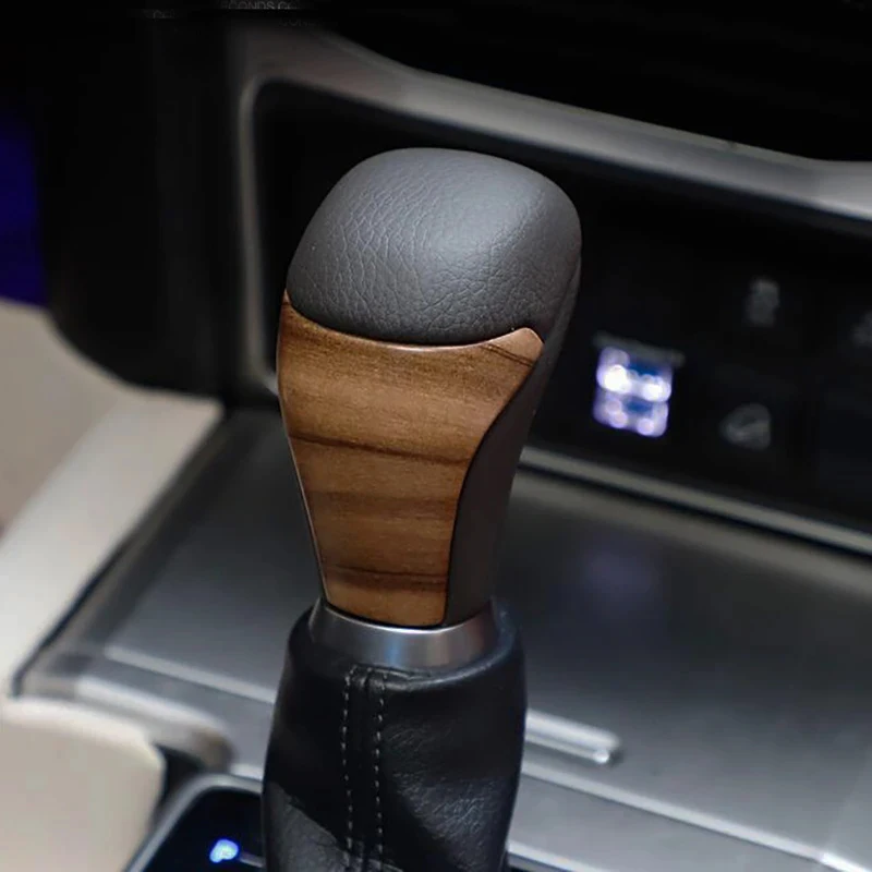 

Черная Кожаная Ручка рычага переключения передач рукоятка рычага переключения передач Замена для Toyota Land Cruiser Prado 150 2018 2019 2020