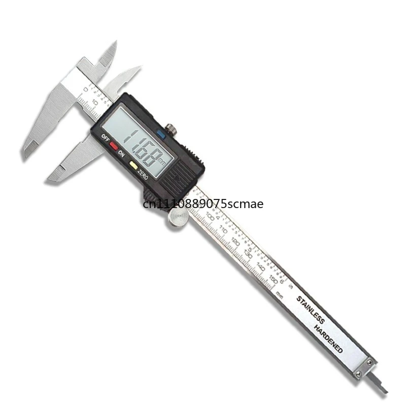 

Electronic ruler with depth rod 0-150mm4cr13 stainless steel digital vernier, digital caliper