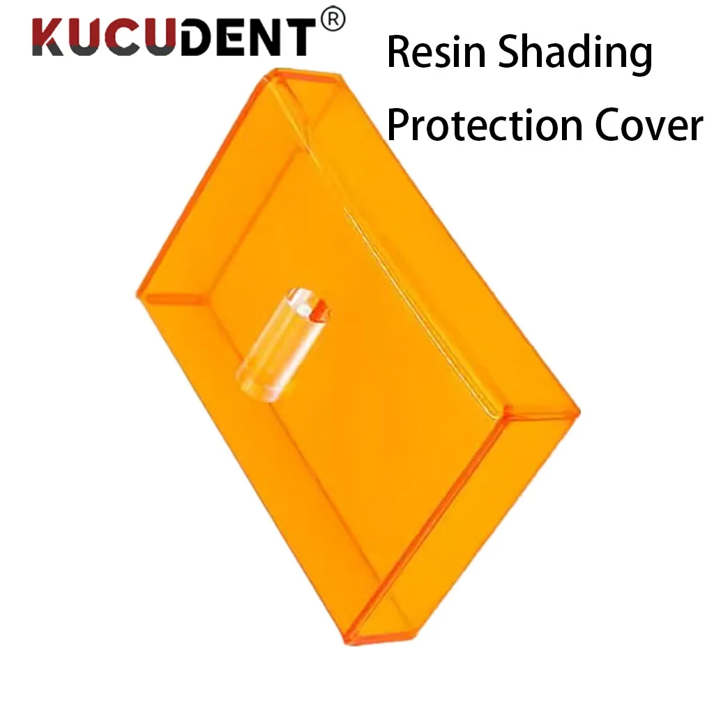 1Pc Dental Resin Shading Box Plastic Light-Proof Aesthetic Protective Cover Storage Case Organizer S/L Dentistry Accessories