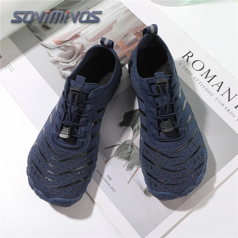 New Breathable Upstream Wading Shoes Quick Dry Aqua Shoes Couple Outdoor Anti-Slip Beach Swimming Barefoot Shoes