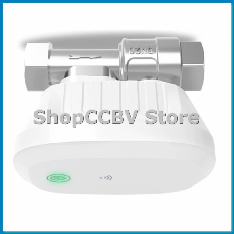 

Tuya Smart WiFi Water Valve Water Meter Water Flow Rate Water Temperature Display Controller Smart APP Control EU PLUG-A33R