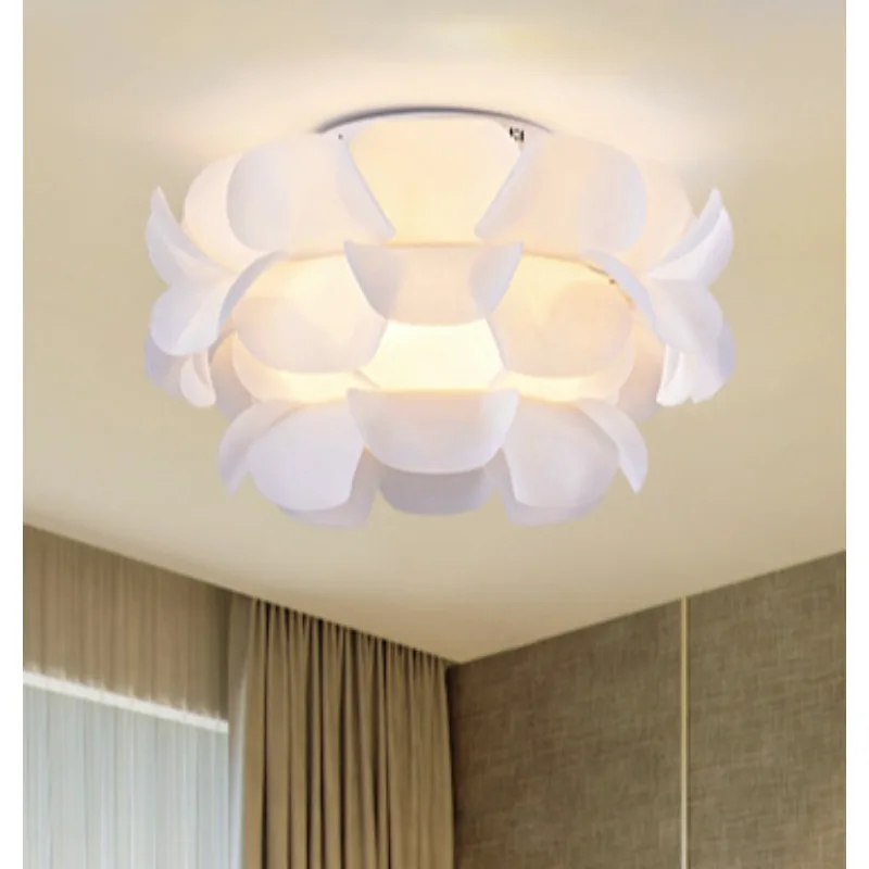 

Chinese style circular living room ceiling light Zen lotus simple LED creative light luxury lighting for girls' bedroom light