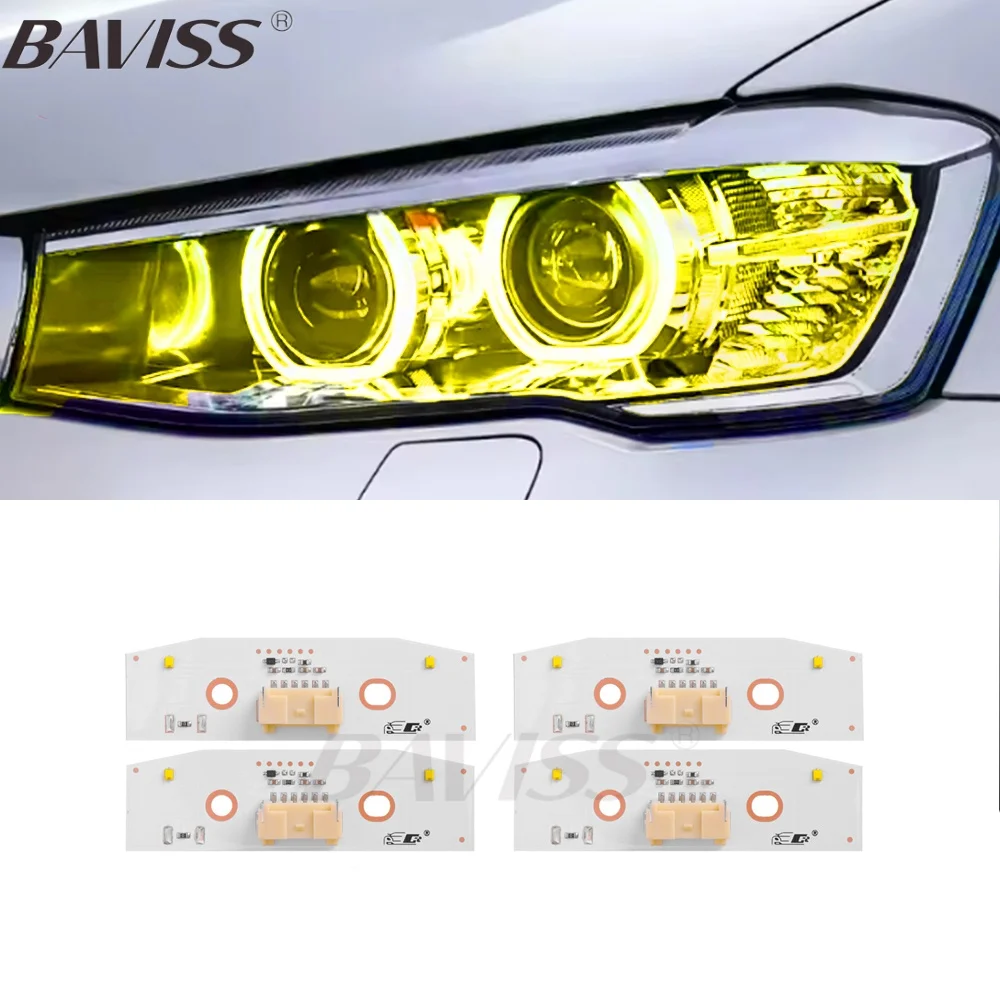 

For BMW F25 X3 F26 X4 CSL Yellow DRL LED Red Amber daytimerunning ligh F45 1308310415 LED Headlights board DRL module 2014-2018