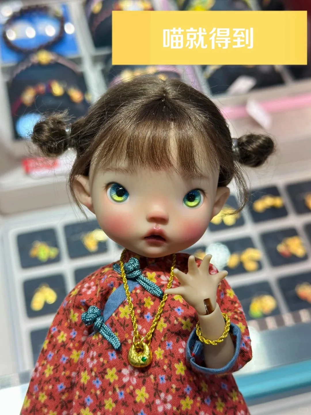 

sd BJD doll 1/6 rourou blue Tsutsu cute girl delicate make-up high quality movable joint doll new toy