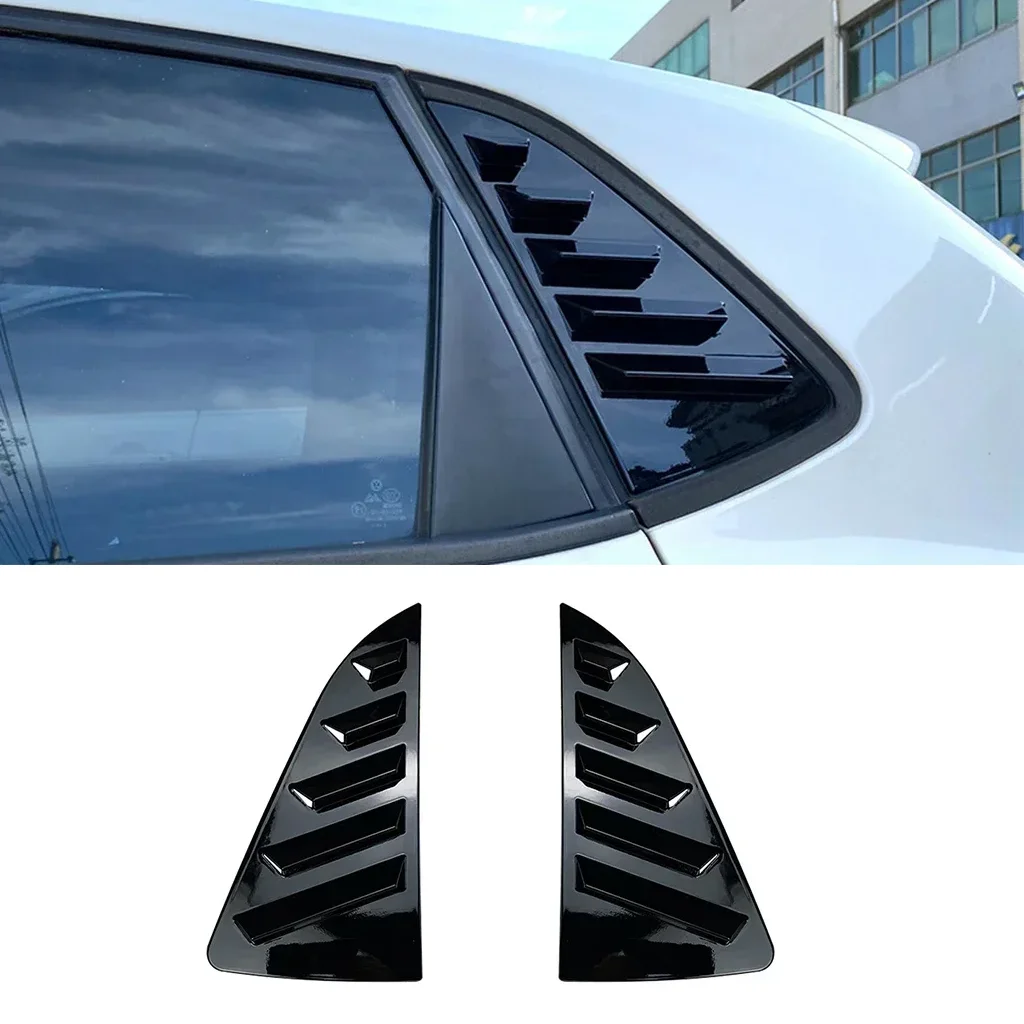 

Для Volkswagen Polo 6R 6C 2011 2012 2013 2014 2015 2016 2017 автомобильное заднее боковое окно жалюзи вентиляционные отверстия декоративная крышка лобового стекла