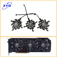NEW 85MM 75MM GTX 1660 Ultra GPU Fan For Colorful IGame GTX 1660 1650 Ultra RTX 2060 Ultra Graphics card cooling fan