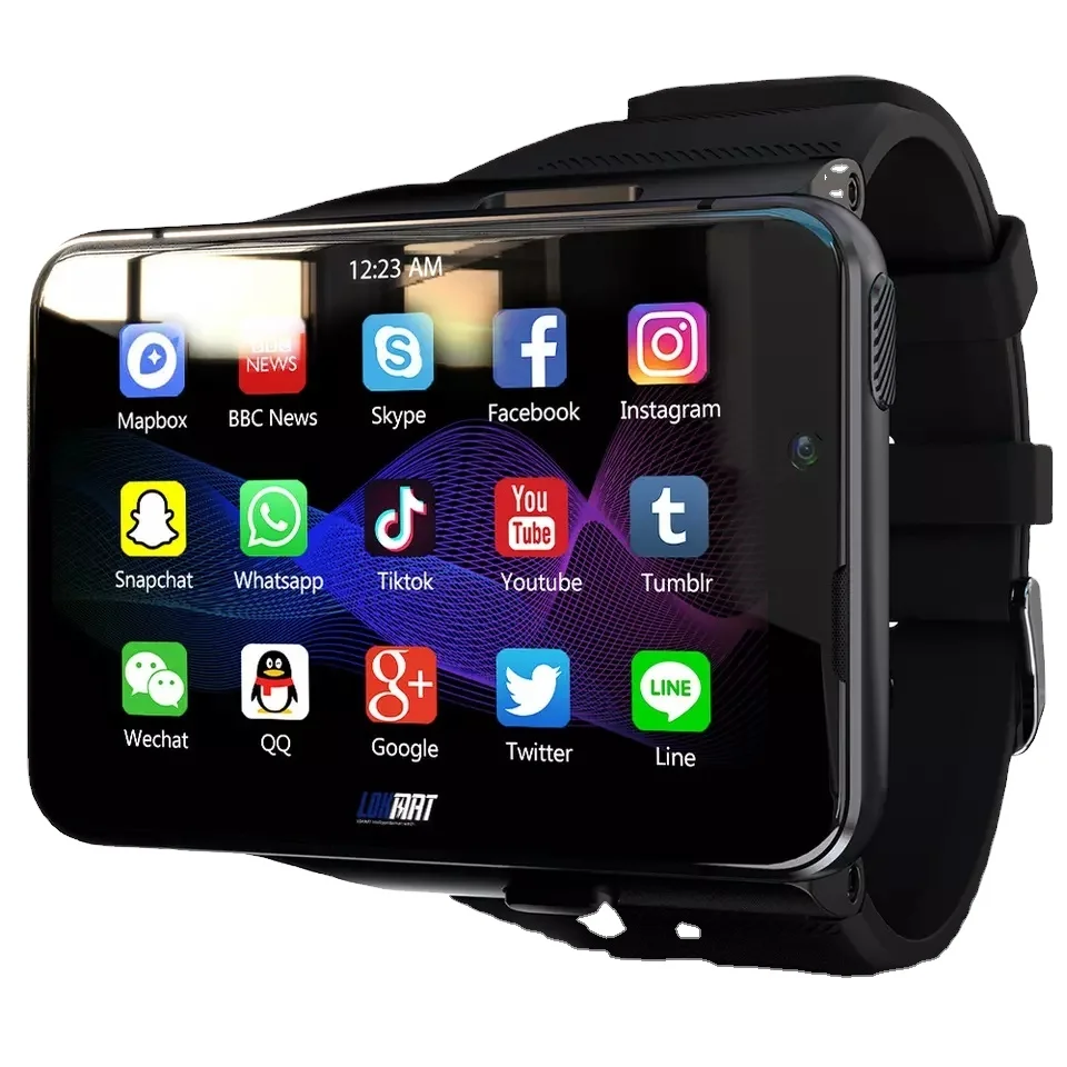 S999 4G Smart Watch 2.88 Inch Screen Android 9.0 4GB+64GB 5MP Camera 2300mAh Battery Smartwatch for Men