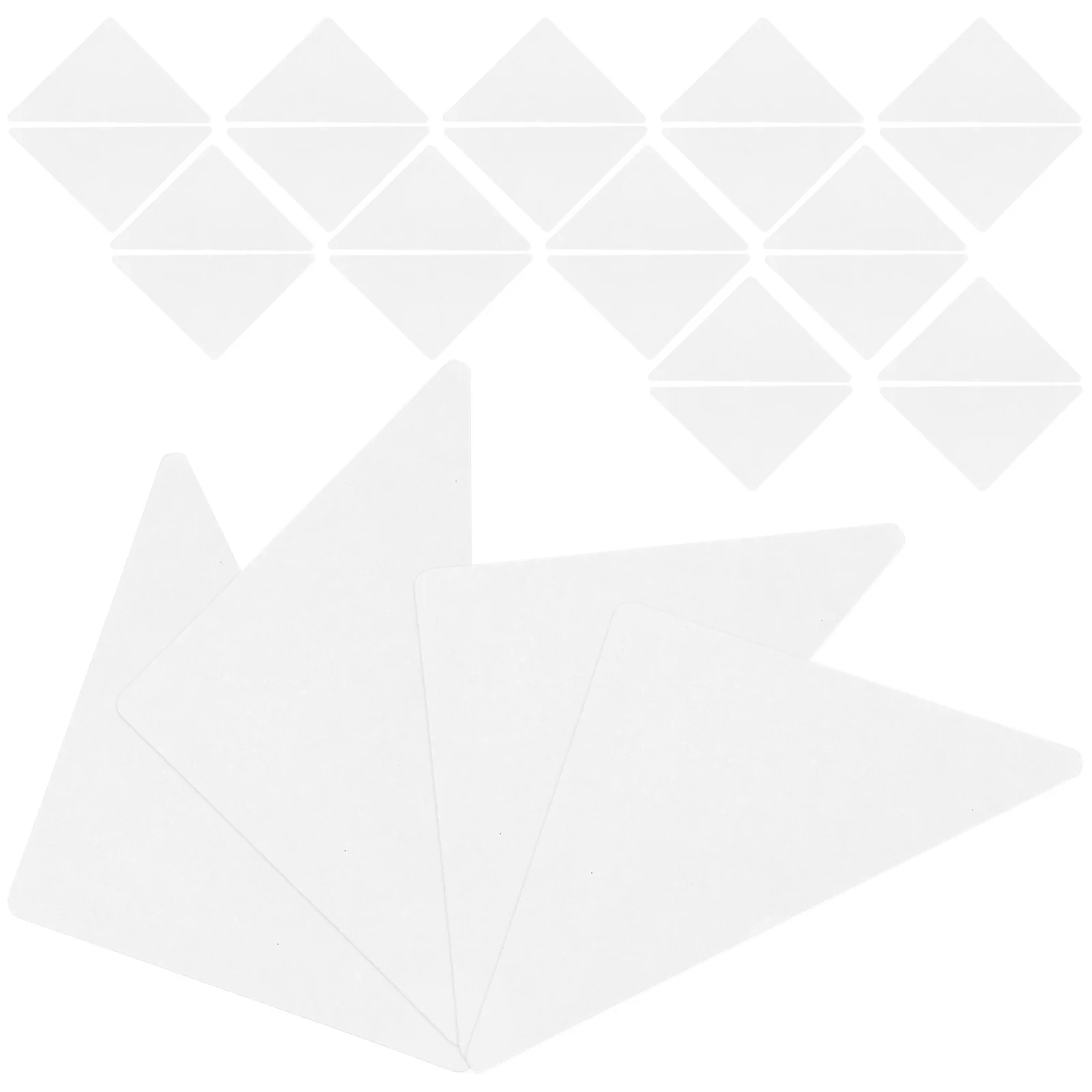 90pcs Collar Stays Shirt Collar Support Adhesive Inserts For Men Women Formal Wear Dress Shirts Suit Keepers Triangle Shape