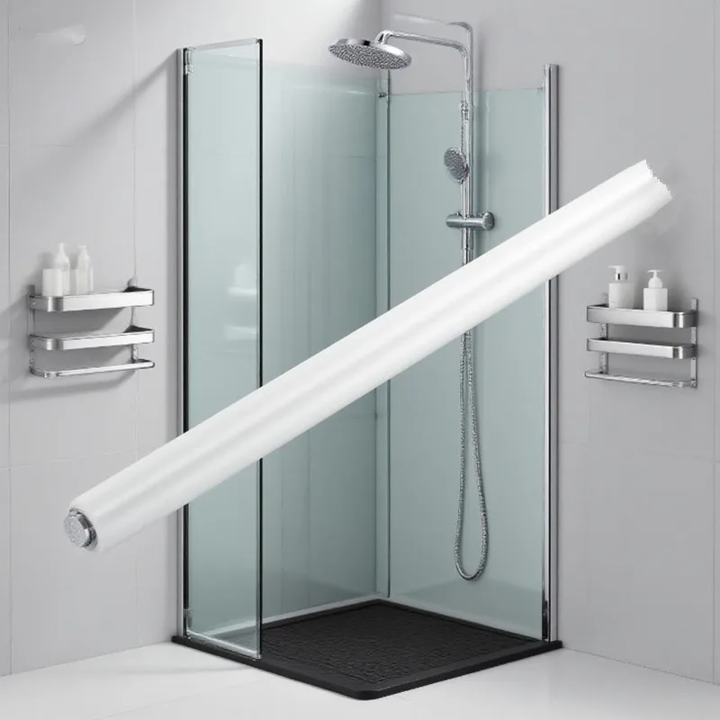 

30cm Shower Extender Bathroom Shower Faucet Round Extension Bar Black Grey Stainless Steel Extension Tube Bathroom Accessories