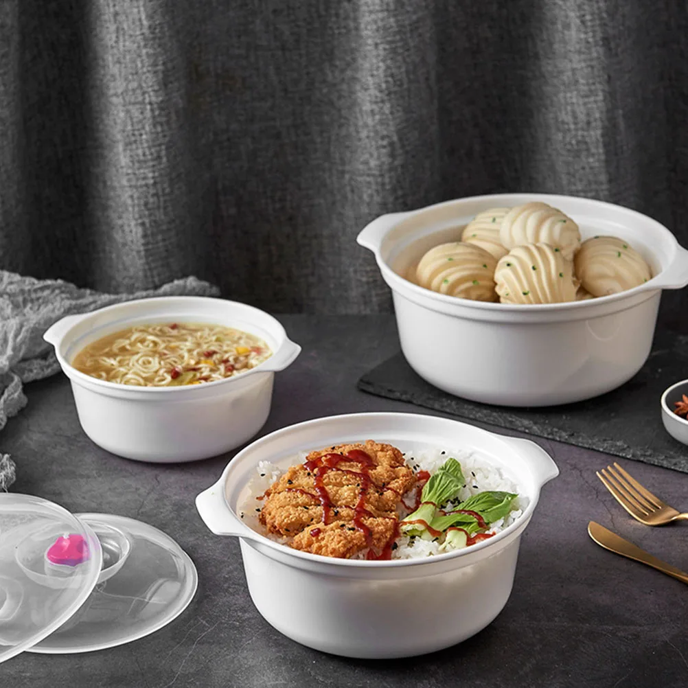 

1pc Pp Plastic Food Storage Portable Fresh-Keeping Lunch For Office School Reusable Meal Container Large