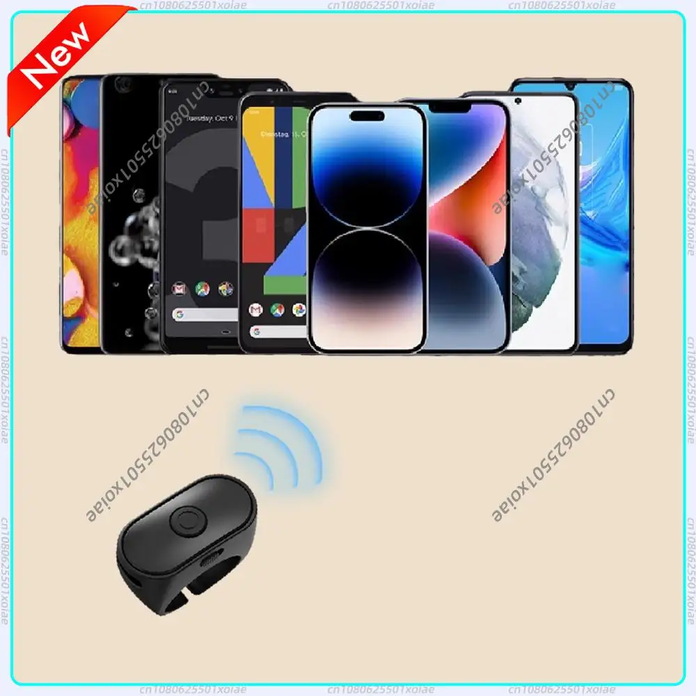 2-in-1 Page Turner Clicker Wireless E-book Page Turner Lightweight Record Triggers Remote for Kindle Paperwhite Accessories