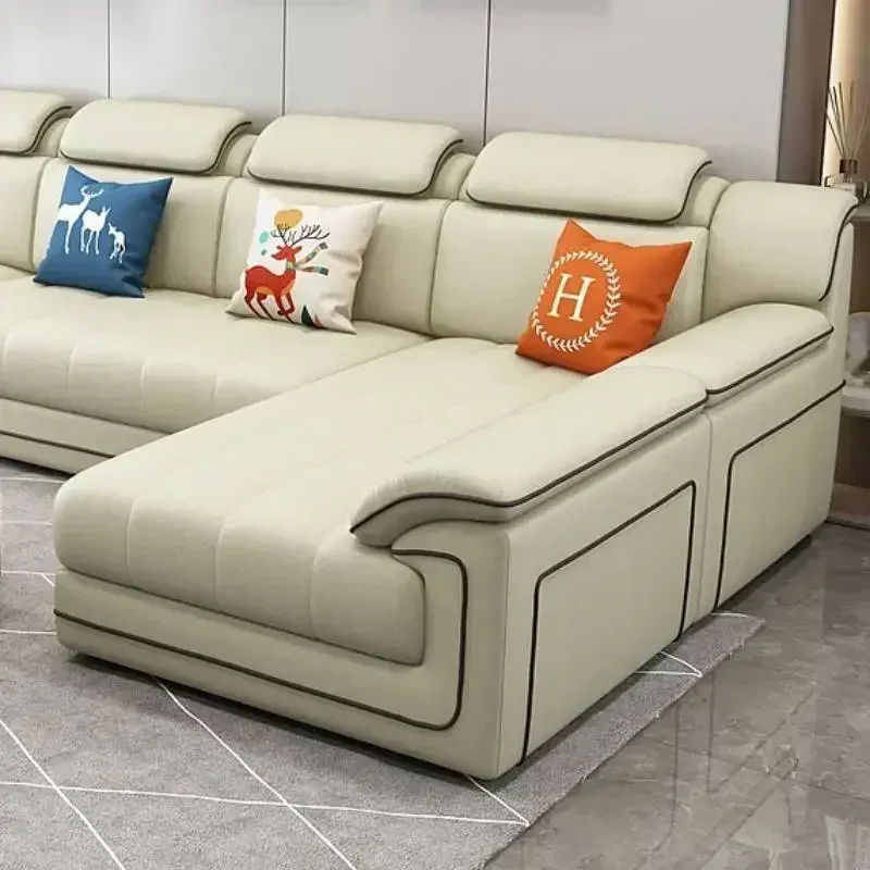 Wood Beige European Sofas Filler Armrest Design Nordic Recliner Lazy Sofas Salon Luxury Modern Divano 2 Posti Unique Furniture - view 5