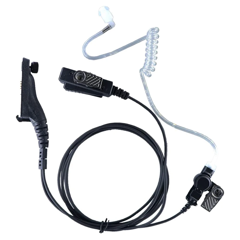 Earpiece Acoustic Tube Radio Ear Piece Two Way Headset with Mic APX6000 APX4000 APX7000