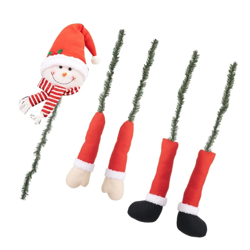 3D Christmas Tree Toppers Easy to Install Santa/Snowman Tree Top Ornament Festival Accessory Holidays Home Drop Shipping