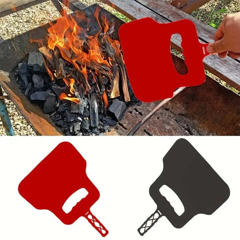 Barbecue Fan BBQ Hand Crank Blower Tool Manual Combustion Support Outdoor