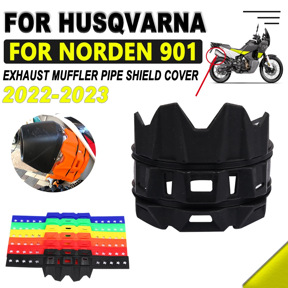 For Husqvarna Norden 901 NORDEN901 norden 2022 2023 Motorcycle Accessories Exhaust Muffler Pipe Protector Shield Cover GuarD