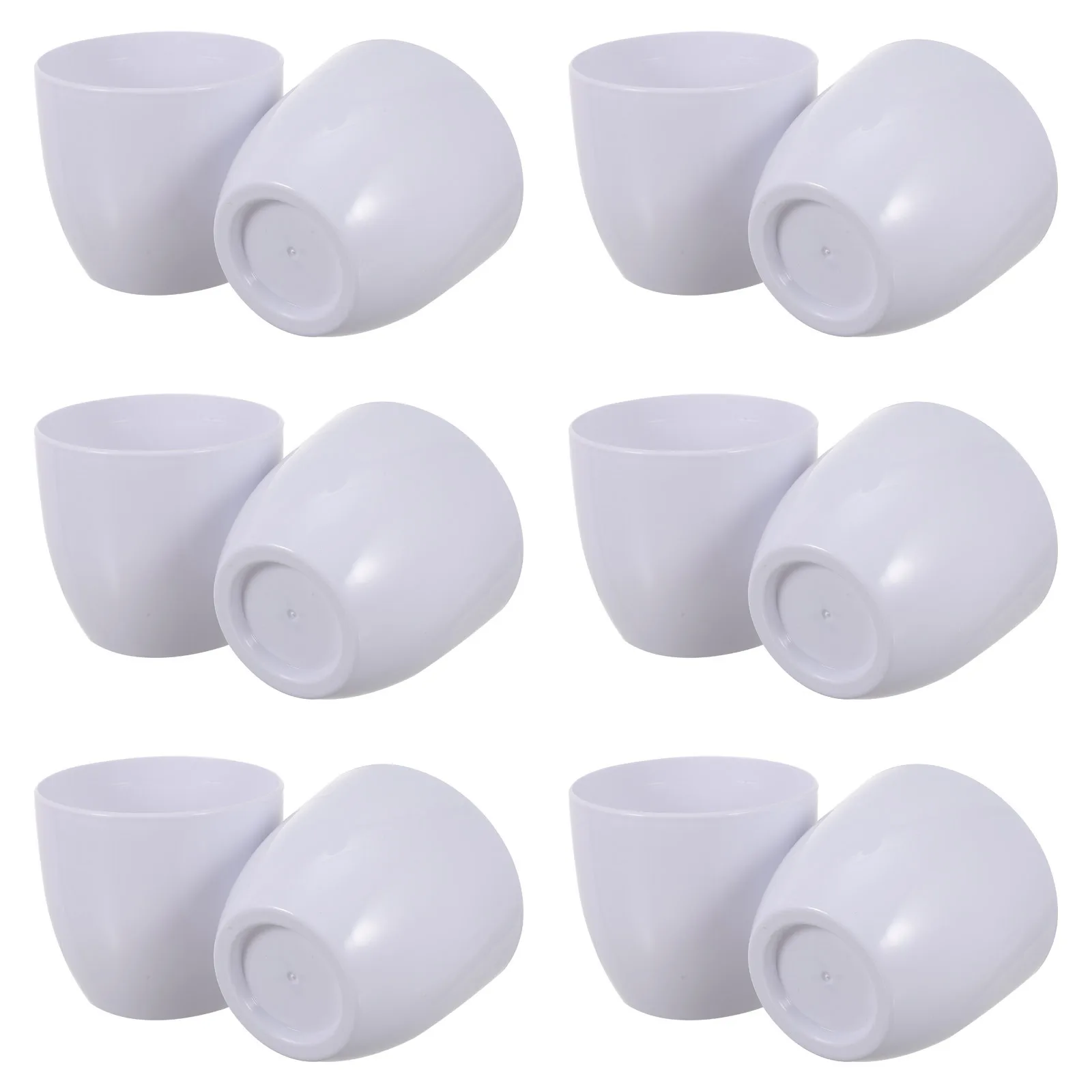 

12 pcs Plastic Flower Pot European Style Lightweight Garden Home Decor Succulent Planting Container Bonsai Planter Indoor