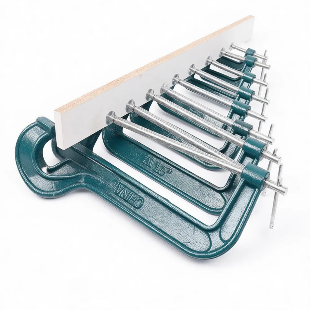 Solid G Clamp Cast Iron Woodworking Tool Metal C Clamp Carpentry Holder For Yongpin Firm Clamping Manual Appliance