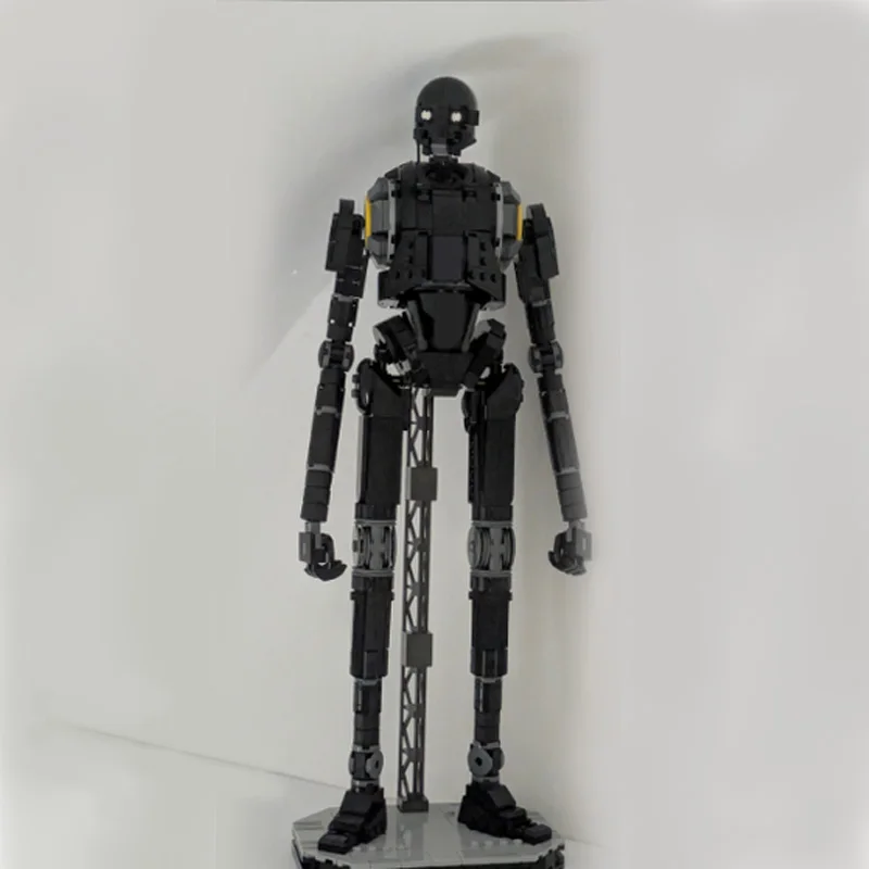 NEW 1058PCS MOC-75434 스타 배틀 K-2S0 보안 드로이드 모델 빌딩 DIY 블록 창의적 조립 교육용 장난감 어린이 선물