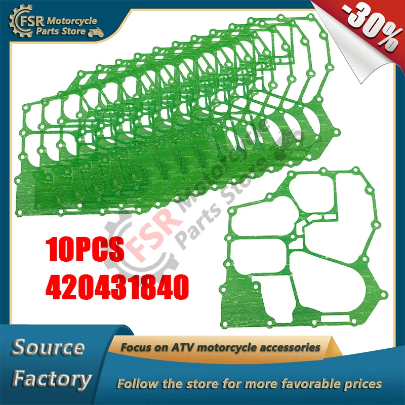 

10 шт. Крышка масляного насоса, прокладка крышки масляного насоса Sea-Doo, прокладка 420431840 Spark2014-18