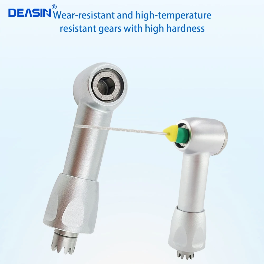 Dental Endo Motor 10:1 Speed Reduction Reciprocating Push Button Contra Angle Handpiece for Hand File Endo Treatment