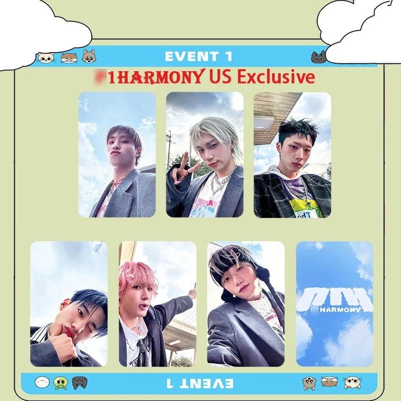 

6Pcs/Set P1HARMONY Idol Boy New Album DUH! HD Printd Photocards KEEHO THEO JIUNG INTAK SOUL JONGSEOB Lomo Cards Fans Gifts