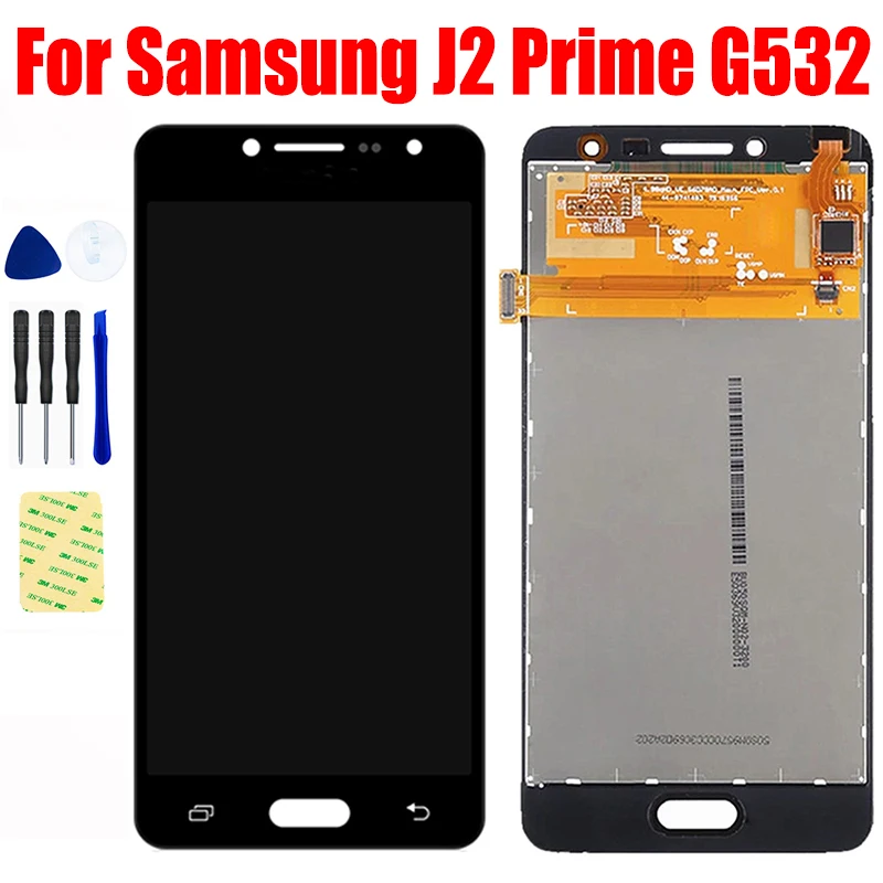 

Для Samsung Galaxy J2 Prime LCD G532 SM-G532 G532F сенсорный экран дигитайзер Датчик ЖК-дисплей экран панель в сборе