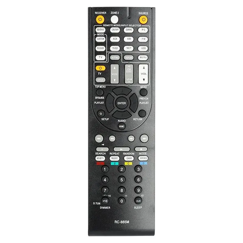 

RC-865M For Onkyo Remote Control Replacement, For Onkyo AV Receiver TX-NR525