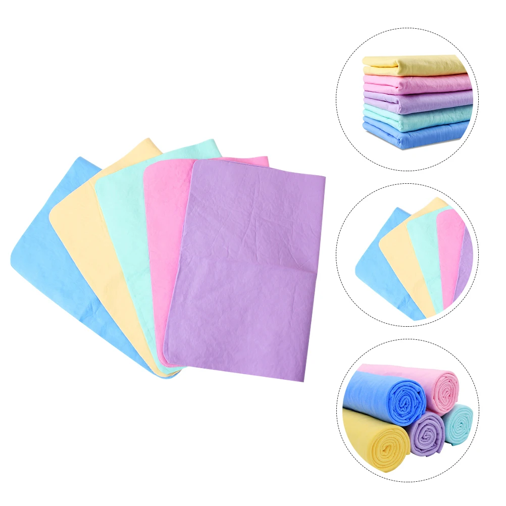 

5 Pcs Pet Towel Dog Super Absorbent Dry Drying Cat Bath Washcloth Grooming for Dogs Bathing