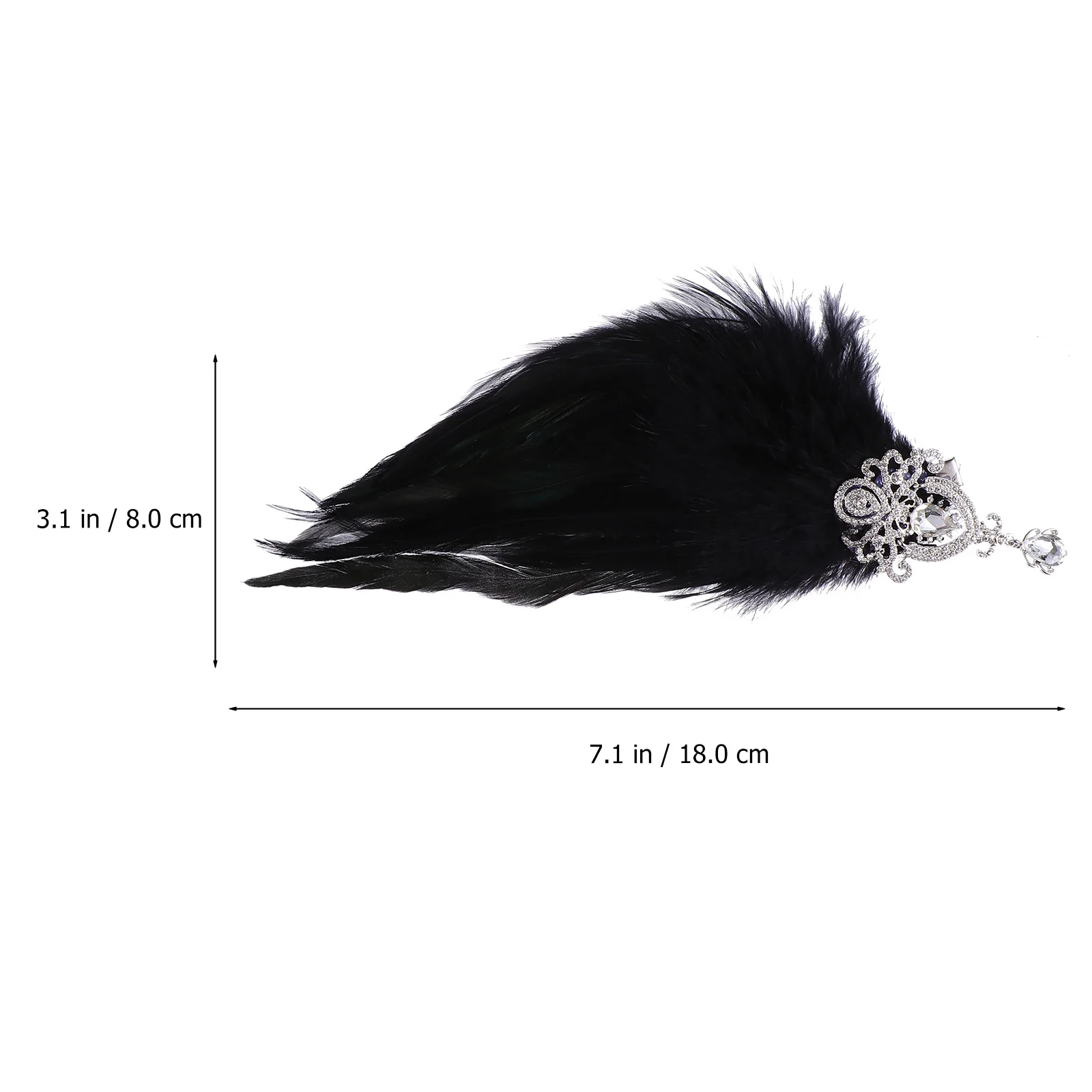 

Retro Hair Accessories Headband Rhinestone Crystal Party Headdress Lightweight Elastic Band Cosplay European American