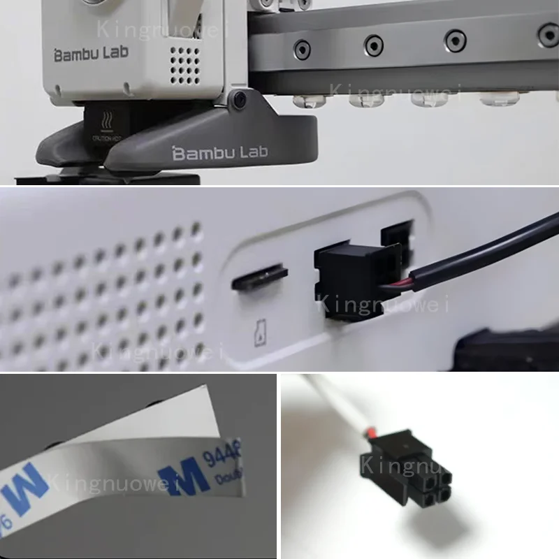 2pcs For Bambu Lab A1 led light High temperature resistance 3D printer parts bambu lab A1 mini led light