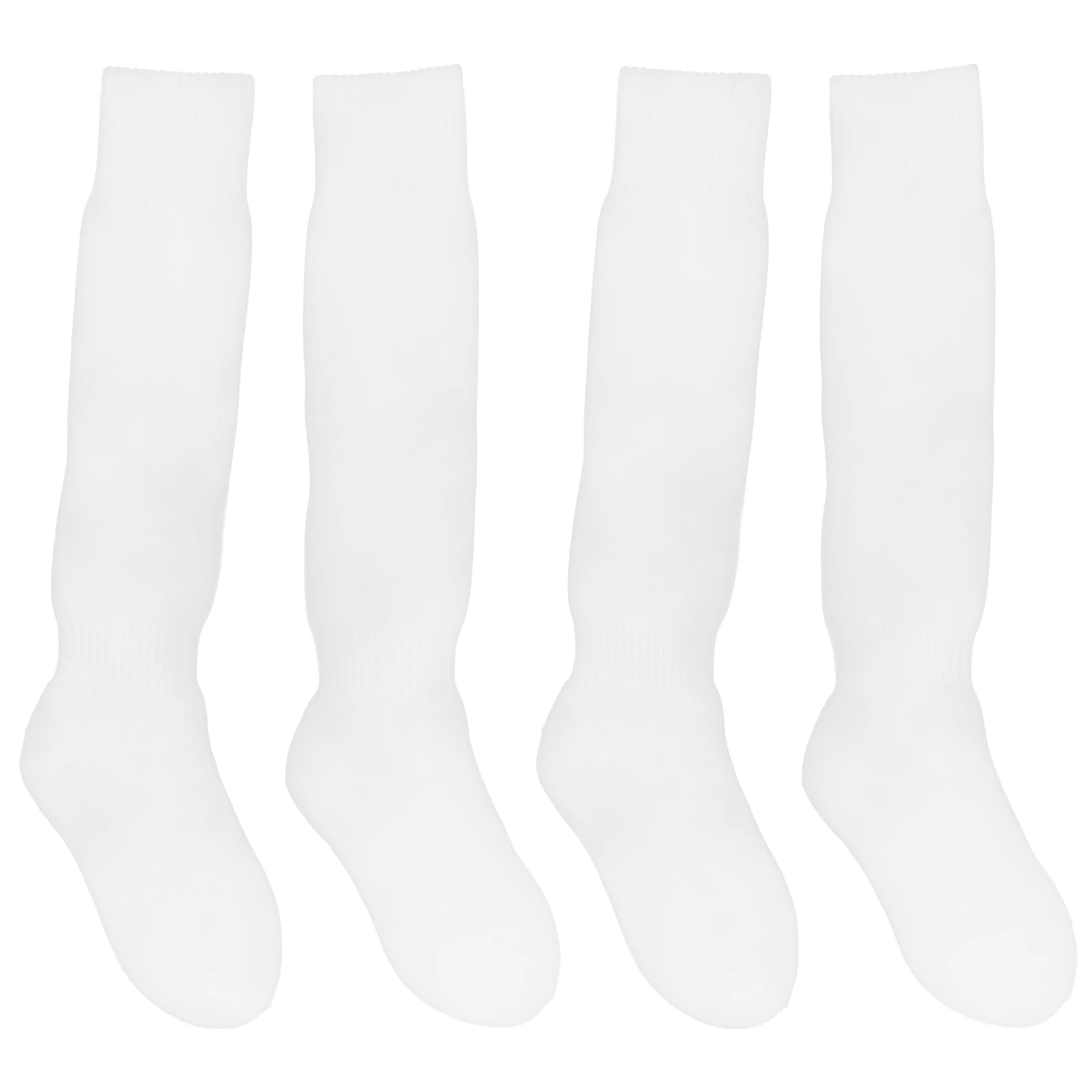 

2 Pairs Soccer Stockings For Kids Men Sports Calf Elastic Compression Socks Sweat-Wicking Breathable Football Stockings Unisex