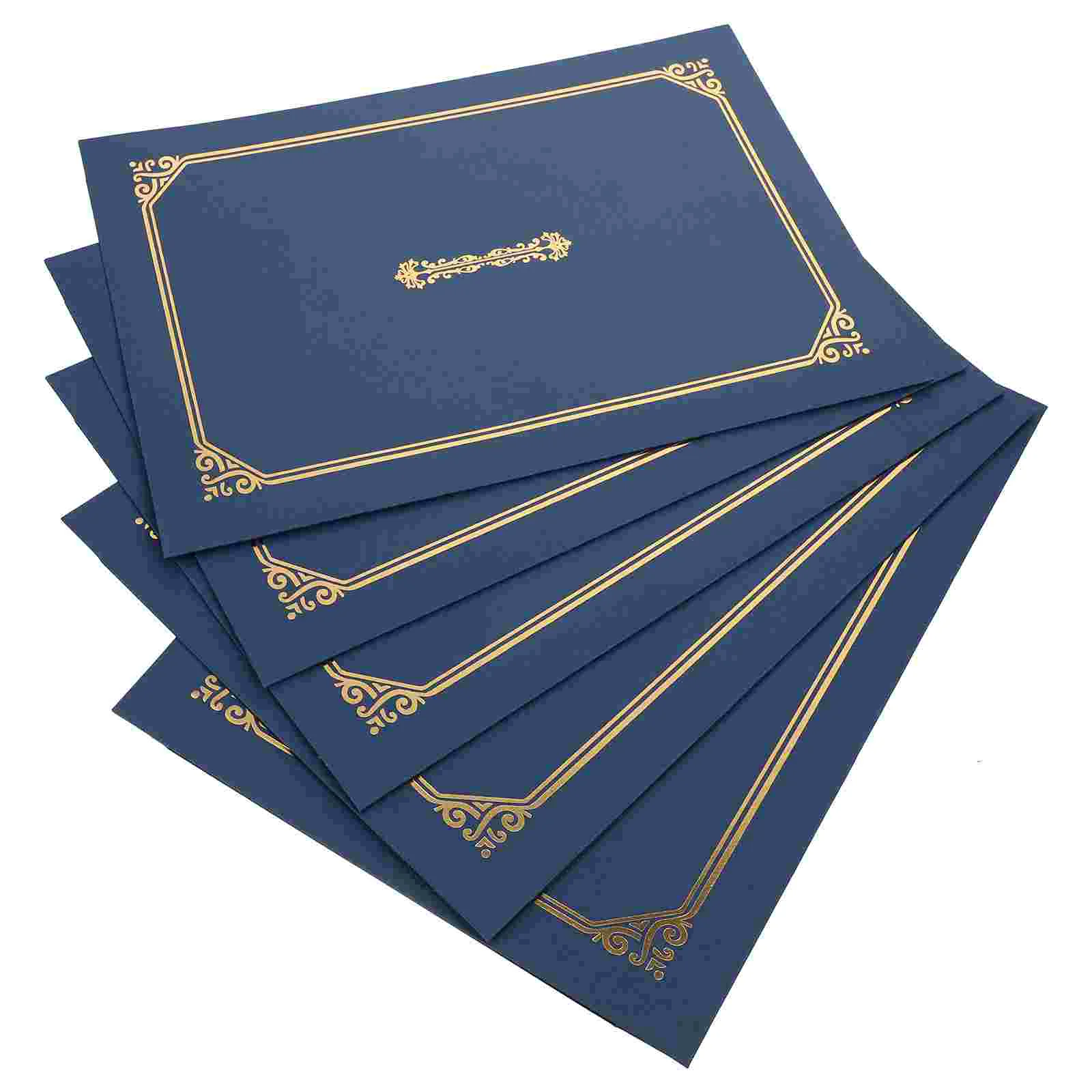 Honor Certificate Cover Diploma Paper Covers Holders Document Award Protective Shells