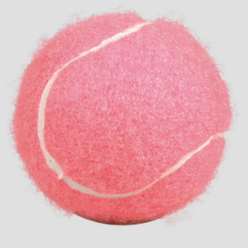 18Pcs Pack Pink Tennis Balls Wear-Resistant Elastic Training Balls 66Mm Ladies Beginners Practice Tennis Ball For Club