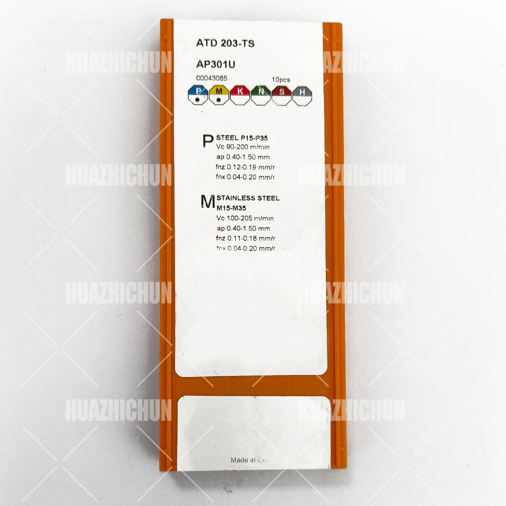 

HUAZHICHUN ATD 203-TS AP301U General Turning Inserts