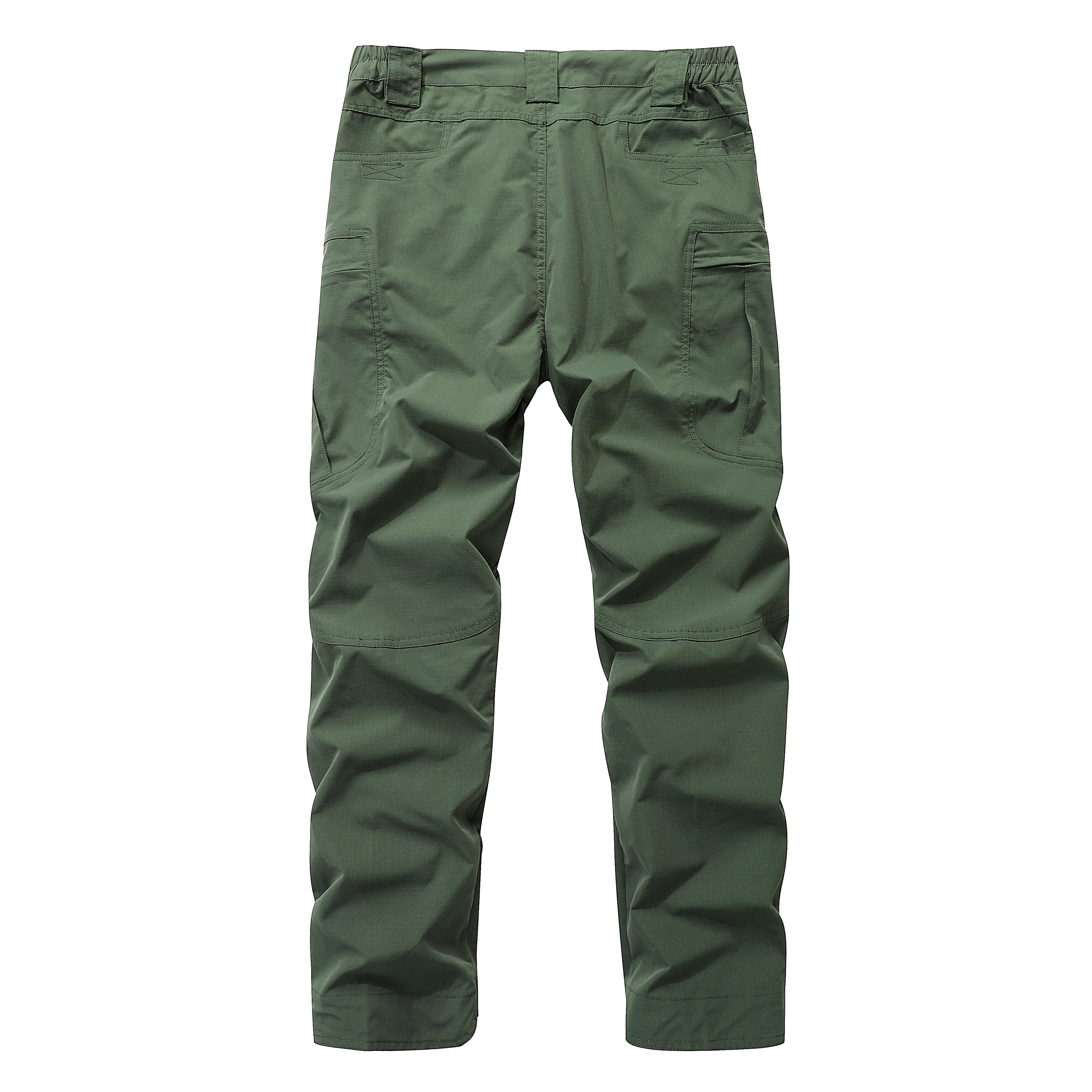 Men Tactical Cargo Pants Multi Pocket Ripstop Fabric Outdoor Hiking Camping Trousers For Men Spring Autumn