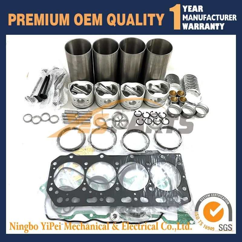 overhaul rebuild kit For Thermo King  TK486 TK4.86 TK486V Liner Piston Ring Full set