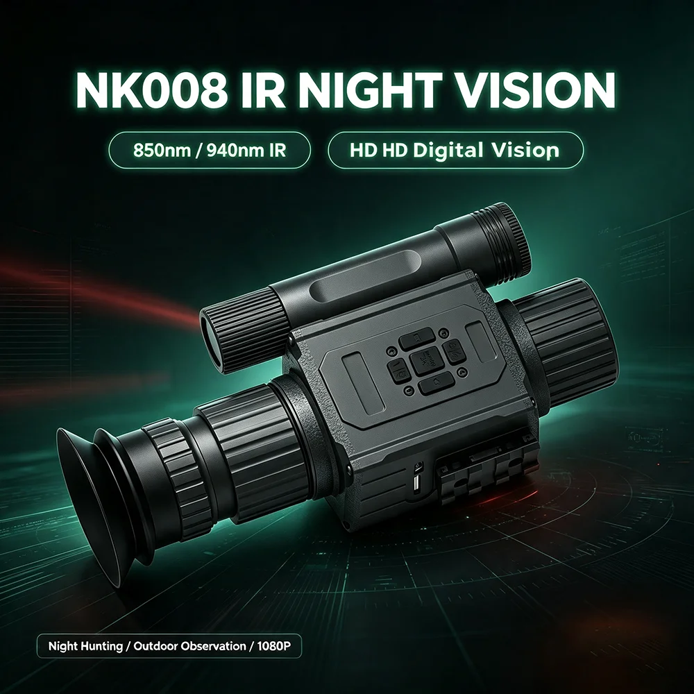 850nm/940NM Laser IR Monocular NK008 Cross-Border Monocular Infrared Night Vision Telescope with Low Light Level & Battrery