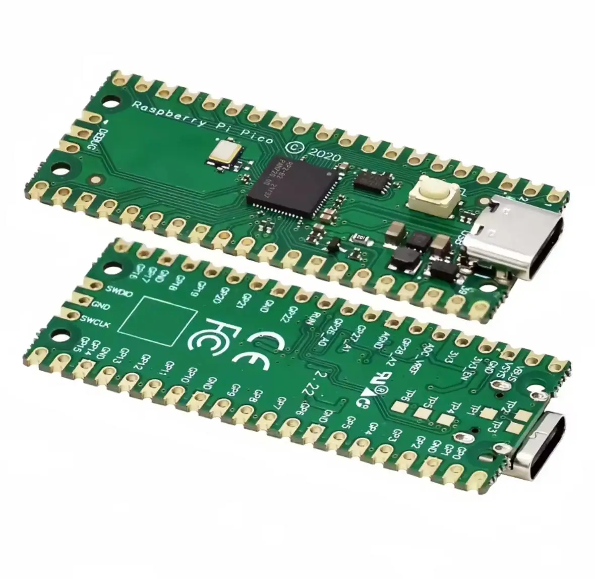 Raspberry Pi Pico Board RP2040 Dual-Core 264KB ARM Low-Power Microcomputers High-Performance Cortex-M0+ Processor