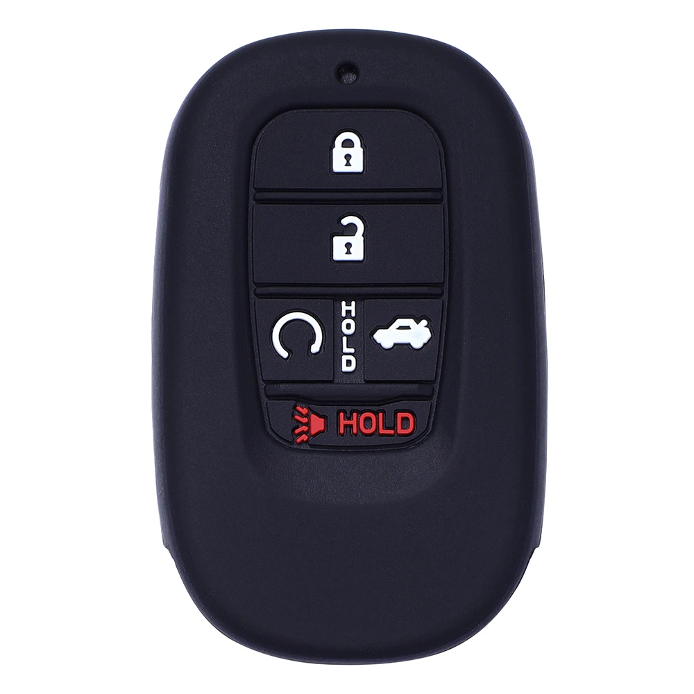 Schlüsselanhänger-Hülle für Honda Odyssey Ridgeline MPV Freed Jazz HR-V Passport CR-V Accord Civic, langlebige, eng anliegende Silikon-Schlüsselhülle – Detail 13