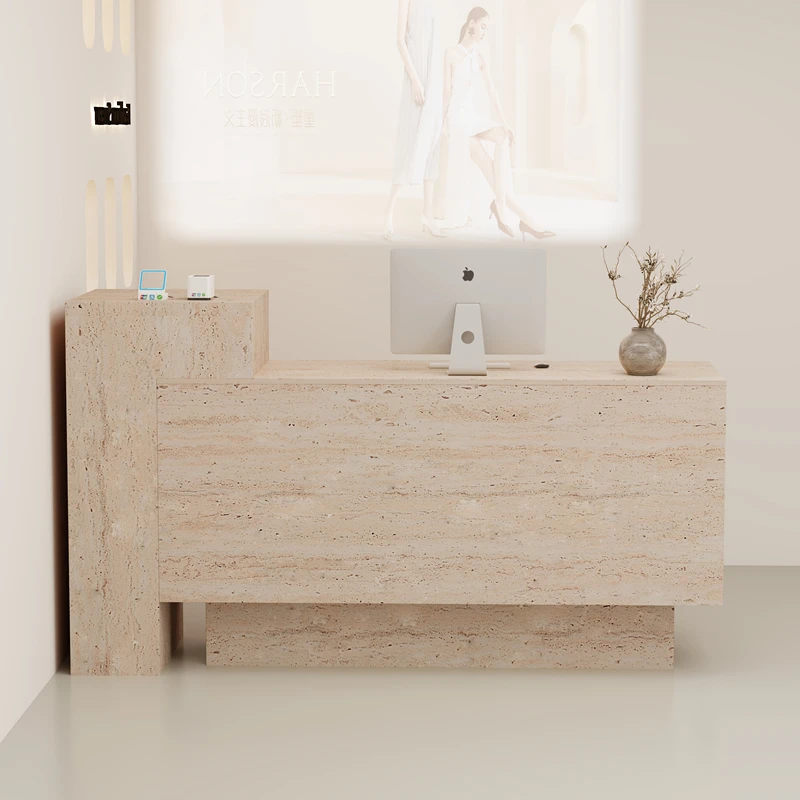 

Desk Nordic Unique Simple Luxury Classic Reception Decor Bar Counter Elegant Modern Escritorios De Oficina Office Furniture